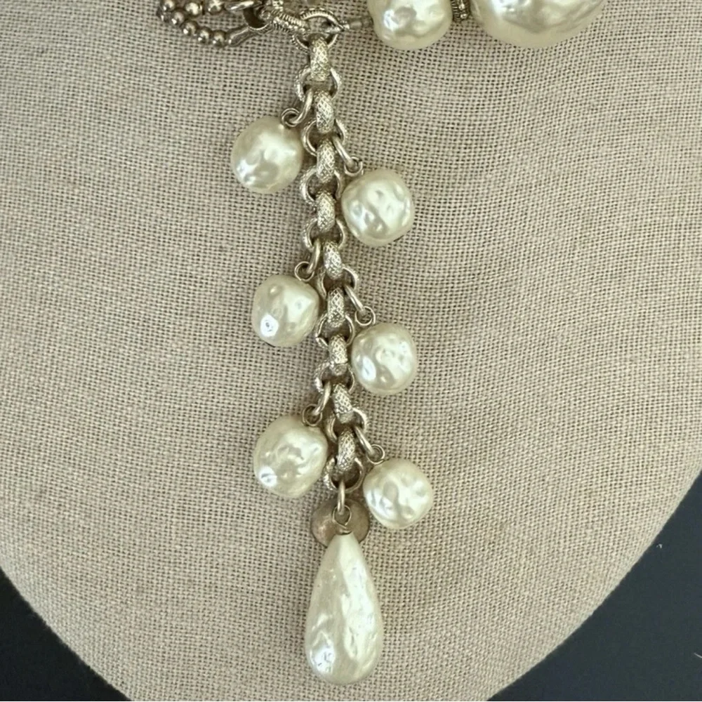 Rare Vintage Dominique Aurientis
Necklace 1980s Baroque Style Glass
Pearls EUC - Picture 4 of 10